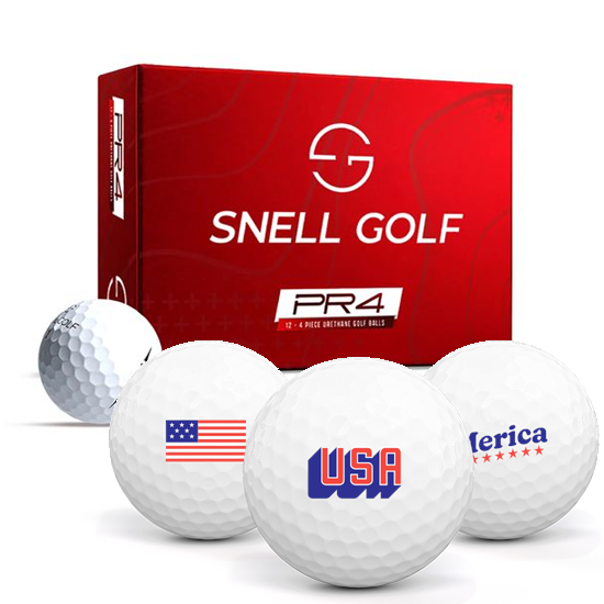 Snell Golf PR4 USA Pack 1 Icon Golf Balls - 2026 Model