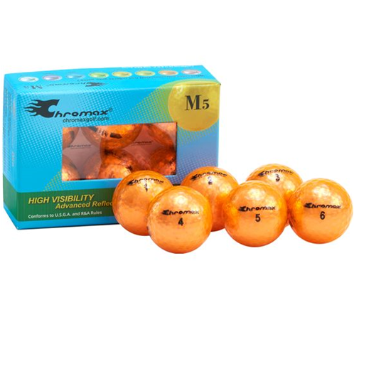 Chromax Metallic Neon M5 Dad Pack 1 Icon Golf Balls - 6-Pack