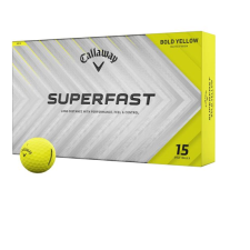 Callaway Golf Superfast Bold Yellow Drinks Pack 1 Icon Golf Balls - 15 Pack