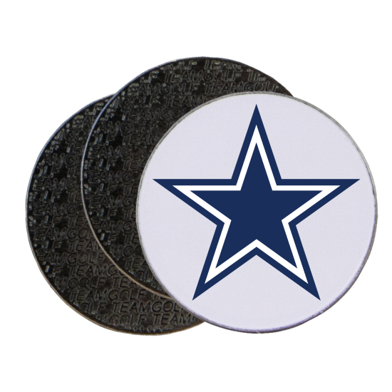 Officially Licensed Logo Dallas Cowboys Ball Markers - 3 Pack