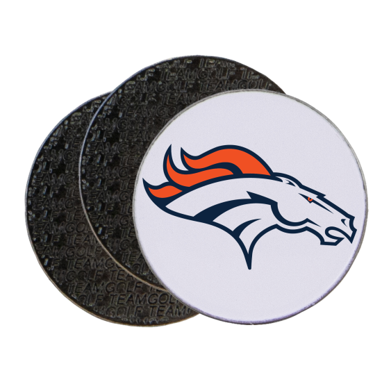 Officially Licensed Logo Denver Broncos Ball Markers - 3 Pack