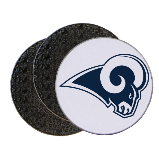 Officially Licensed Logo Los Angeles Rams Ball Markers - 3 Pack