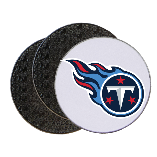 Officially Licensed Logo Tennessee Titans Ball Markers - 3 Pack