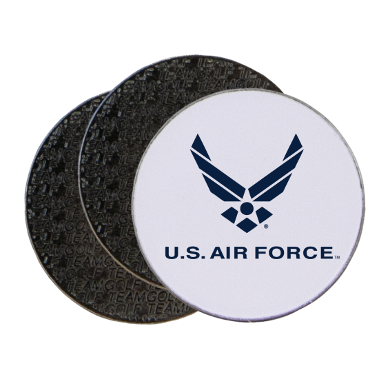 Officially Licensed Logo US Air Force Ball Markers - 3 Pack