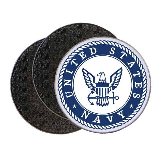 Officially Licensed Logo US Navy Ball Markers - 3 Pack