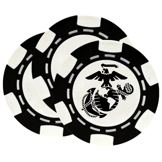 Officially Licensed Logo Poker Chips - 3 Pack