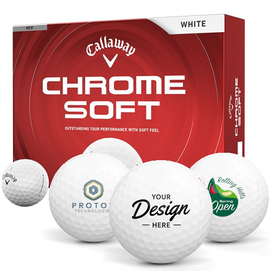 Callaway Golf Chrome Soft 12 Dozen Custom Golf Balls - 2026 Model